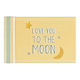C.R Gibson BP73-23934 Love You to The Moon Baby Photo Album Brag Book, 7.25'' W x 4.5'' H