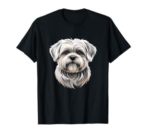 Malteser Kleiner Maltese Hund Hunde Liebe Süßer Malteser T-Shirt