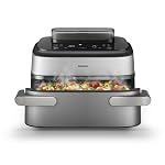 PHILIPS – Philips Steam Airfryer 5000 Megabasket Heißluftfritteuse, Si