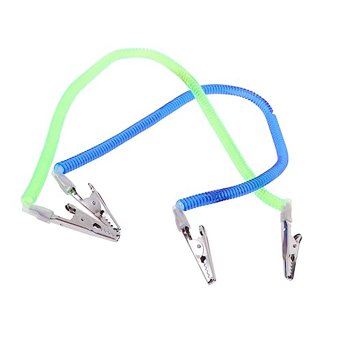 OUNONA 2Pcs Scarf Clips Flexible Bib Holder for Scarves and Random Colors for Dining and Use Spring Clips