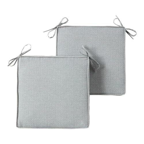 TRP Reversible Outdoor Patio Chair Cushions Set of 2, Size: 18