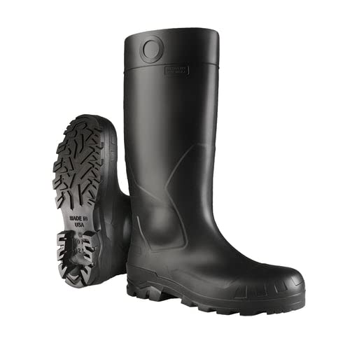 Dunlop Chesapeake Safety Steel Toe, Black | PVC Work Boots Black 14 W