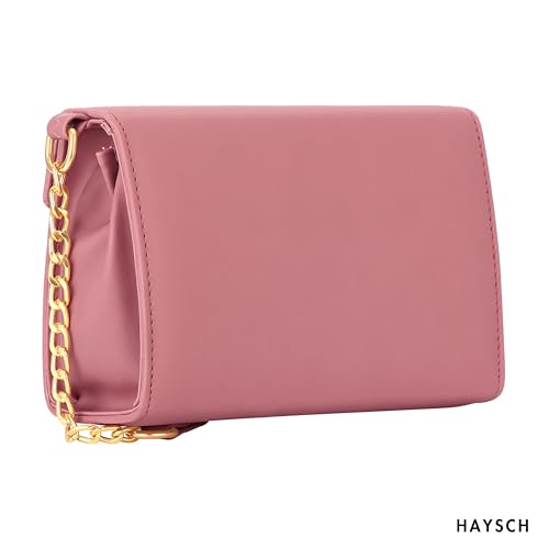 Image of Women Girls V-flap Crossbody Sling Bag with Embellished Gold Chain | Perfect For Party Travel Or Daily Use | Stylish Bag For Women