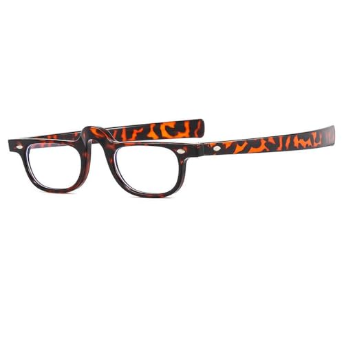 Monture de lunettes ovale irrégulière transparente rétro avec rivets pour femmes et hommes