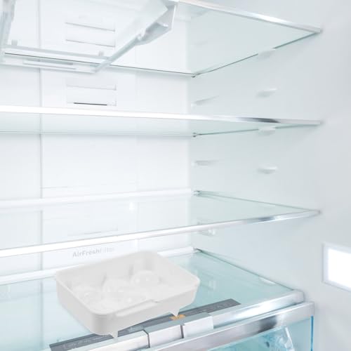 Molde de cubitos de hielo blanco de plástico reutilizable miniatura 4
