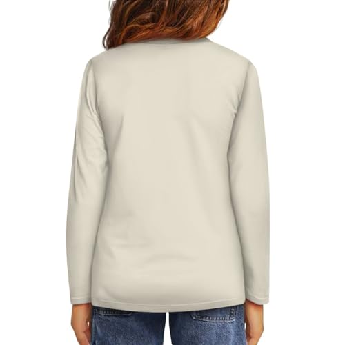 Image of Uourmeti Teens Girls Long Sleeve T Shirts Fall Outfits Boys Active Sportswear Running Tops