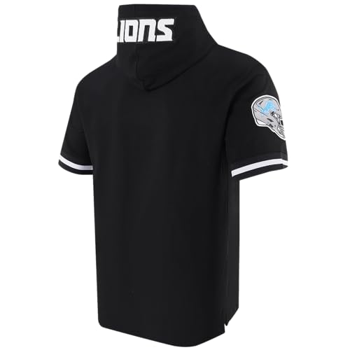 Pro Standard Men's Aidan Hutchinson Black Detroit Lions Player Name & Number Hoodie T-Shirt - Image 2
