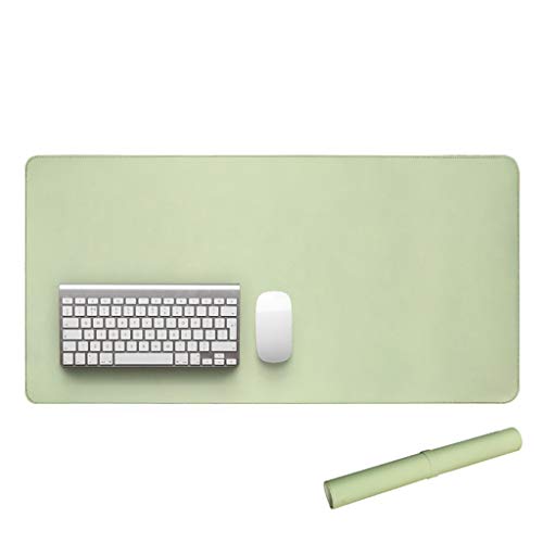 WYQ Mouse Pads Gaming Large Green Mouse Mat for Game, Jobs, Learn, PU Gaming Surface, Waterproof, Non-Slip (Color : Green, Size : 80cmÃ—40cm)