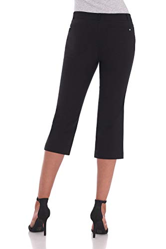 Rekucci Women's Easy Fit Comfort Capri with Stretch Waistband3