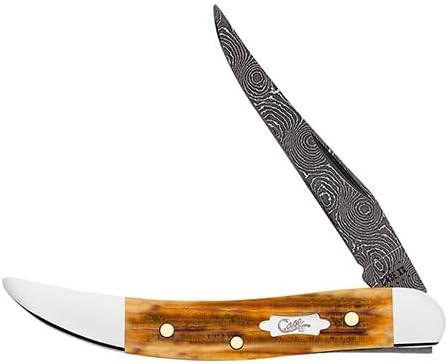 Case Cutlery CA52424: Toothpick Damascus Burnt