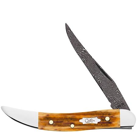 Case Cutlery CA52424: Toothpick Damascus Burnt