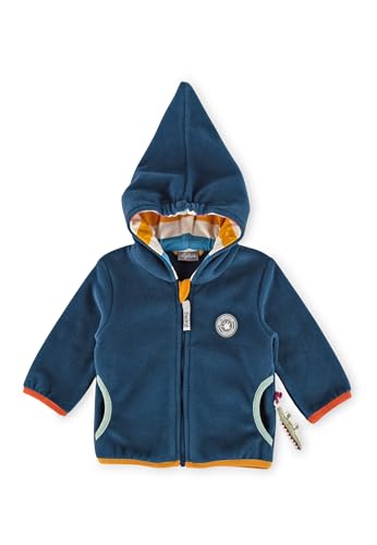 Sigikid Baby Jungen Fleecejacke Übergangsjacke mit Kapuze Polarfleece