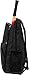LISH Men's Court Advantage Tennis Backpack - Racket Holder Sport Bag for Tennis, Racquetball, Squash (Black)