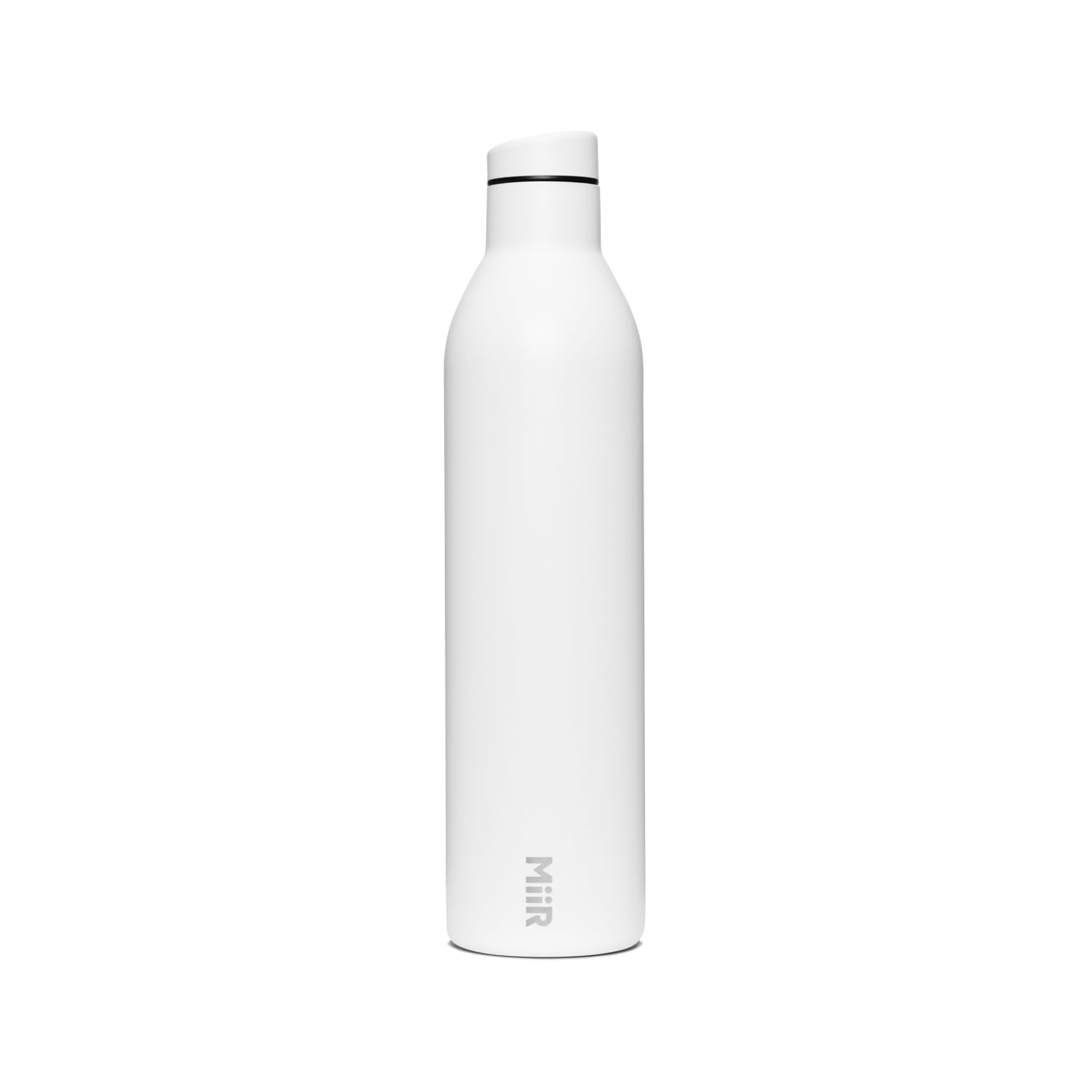 MiiRInsulated Wine Bottle - 750ml (25.3oz) Double Wall Vacuum Insulated Bottle, Perfectly Designed for Wine or Water, Leak Proof Lid for Camping, BBQs, and Home Use