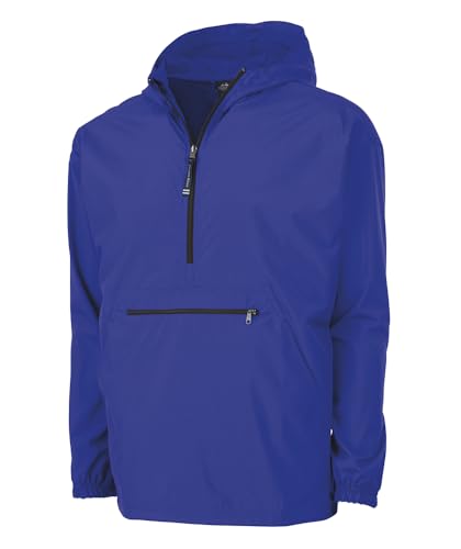 Image of Charles River Apparel Youth Pack-N-Go Pullover, Kids Lightweight Packable Water-Resistant Windbreaker