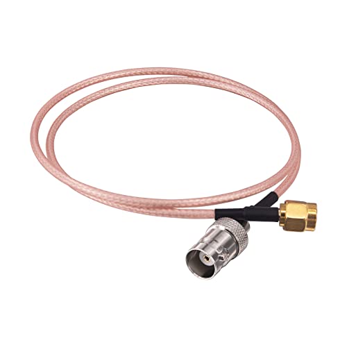 urcianow 2PCS SMA Male to BNC Female Cable 50CM RG316 Coaxial Cable Low Loss BNC Female to SMA Male Cable BNC to SMA Coax Cable 50ohms RF Antenna Cable for Two Radios WiFi Antenna Broadcast - Image 3