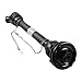 Czomoizc 3-Point Tiller PTO Shaft with 2-Disc Slip Clutch 1-3/8 6 Splines & ½” Shear Bolt