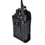 TWAYRDIO MOLLE ラジオホルスターホルダーポーチ タクティカルベストデューティーベルト用 ユニバーサル双方向ラジオケース Baofeng Yaesu Icom Motorola Kenwood Quansheng ハンドヘルド トランシーバー用