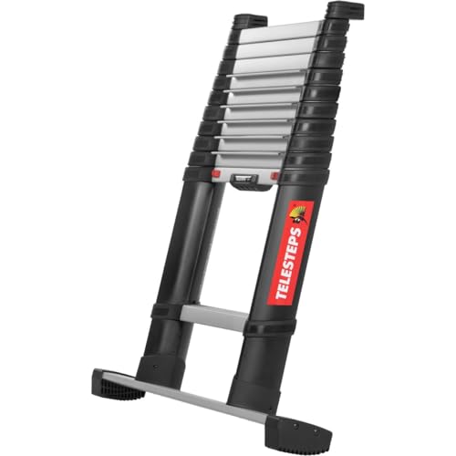 Telesteps Telescopic Ladder 3.5m from I Made in Sweden I Prime Line I Compact Quality Ladder with Patented Premium Design I Triangular Stiles I EN 131 Certified I 72235-781 Telesteps Telescopic Ladder 3.5m from I Made in Sweden I Prime Line I Compact Quality Ladder with Patented Premium Design I Triangular Stiles I EN 131 Certified I 72235-781