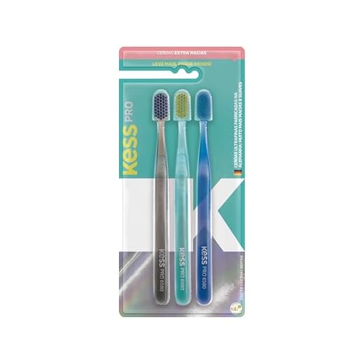 ZKMAGIC Kess Pack Com 3 Escovas Dentais Pro Extra Macias