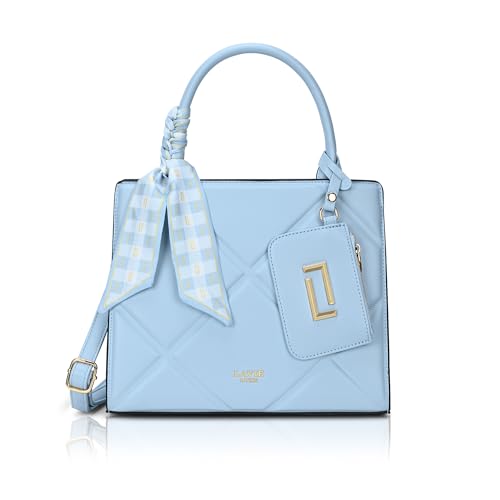 Image of Lavie Luxe Women's Quare26 Extra Large Laptop Satchel Bag | Upto 14 Inch | Satchel Handbag for Work | Ladies Purse | Stylish Shoulder Bag | Gift for Women