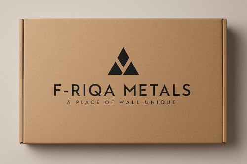 Image of F-RIQA METAL Modern Golden Floral Metal Wall Art for Living Room | Handcrafted 3D Iron Flower Wall Decor Metal Wall Art Leaf Design | Luxury Wall Hanging Decoration for Living Room, Bedroom, Hallway & Office 42x20 INCH (Americana)