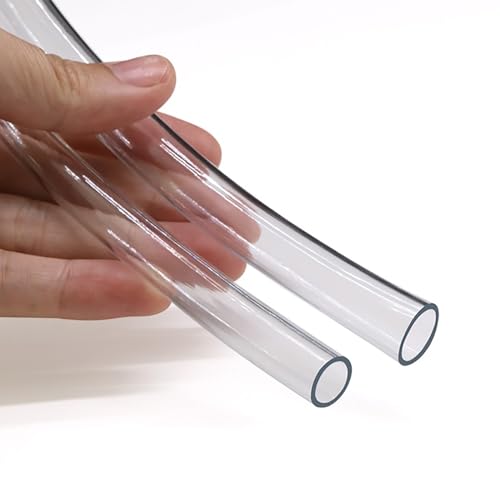 flexiable rubber Transparent PVC Plastic Hose Water Pump Tube Inner Diameter 2mm 3mm 4mm 4.5mm 5mm 6mm 7mm 8mm 10mm drain elastic (Size : 10Meter, Color : ID 5mm OD 7mm)