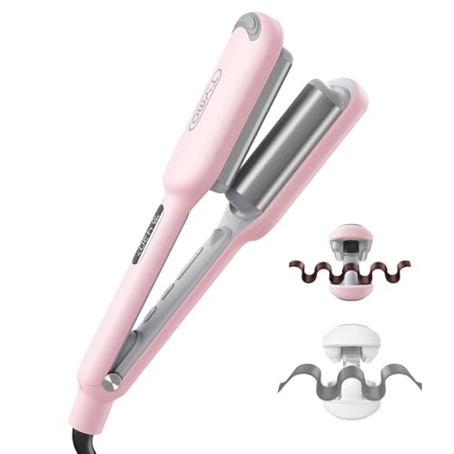 Curling Iron Hair Crimper Waver - TYMO ROVY Beach Waves...