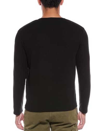 BOSS Men's Waffle Long Sleeve Shirt, Ivy Green, M2