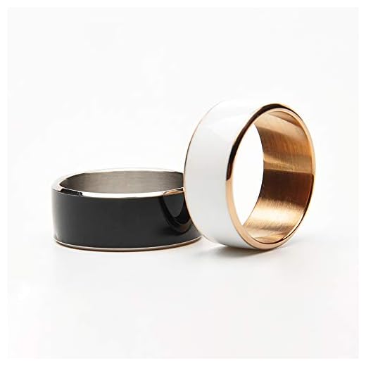 WYXR NFC Smart Ring Electronic Phone Accessories Compatible with Android iOS smartring Smart Watch,Black,7yards