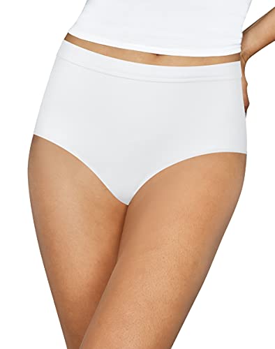 Hanes Women's Organic Cotton Panties Pack, ComfortSort Underwear, May Vary, Assorted Colors, 6-Pack Briefs, 92