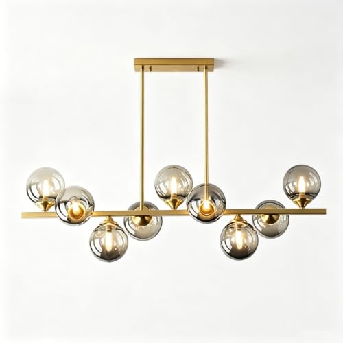 Luminaire suspendu design haut de gamme avec éclairage intérieur variable L