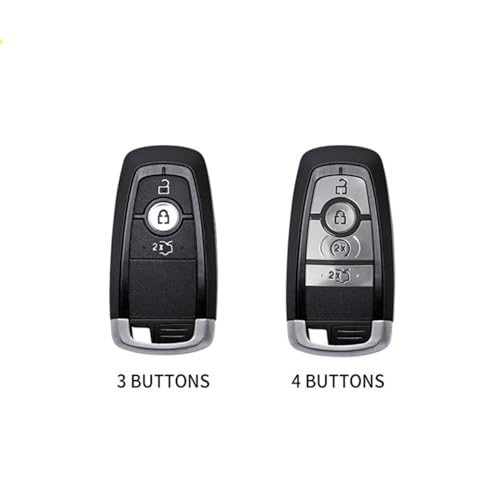 Étui clés de voiture anti-choc pour Ford Fusion et protection coque - 5