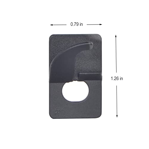 Vnaker 8Pcs Plastic Arrow Rest Recurve Bow Arrow Rest Adhesive Back Hunting Shooting Targeting Accessory For Right Or Left Hand #TOP1