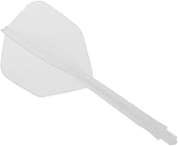 Vista 4 de Juego de dardos y ejes de dardos integrados de plástico de nailon, 9 piezas, eje de dardos integrados y puntas de vuelos, blanco, negro y azul