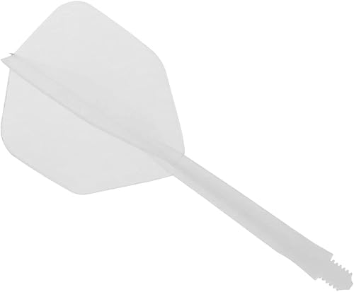 Miniatura 4 de Juego de dardos y ejes de dardos integrados de plástico de nailon, 9 piezas, eje de dardos integrados y puntas de vuelos, blanco, negro y azul