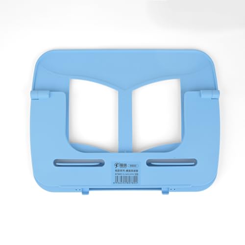 Image of oddpod Adjustable Plastic Book & Tablet Stand Multi-Functional for Reading /Lightweight Portable & Foldable Hands-Free Book Holder for School, Office and Home - Blue