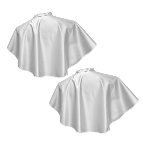 Capa para tinte de cabello MAGICLULU 2 piezas blanca impermeable para salón de belleza miniatura 1