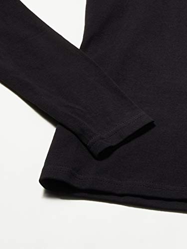 Camiseta Manga Longa, Hering, Feminino, Preto, M