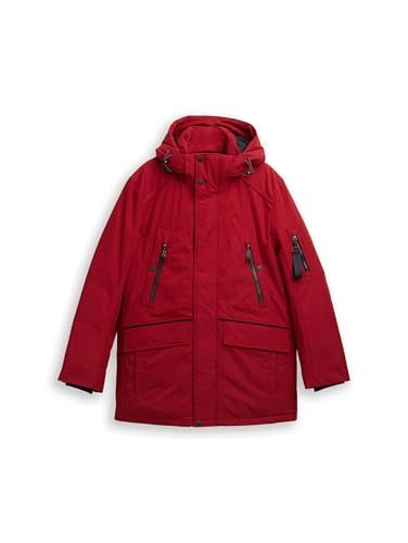 TOM TAILOR 1047040 Parka, 10814-Coach Red, XXL Hommes