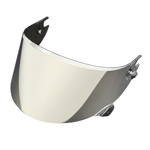 ZQIYDYP Helmet Shield for Shark Race R PRO, UV Protection Windproof Full Face Replacement Moto Helmet Visor Shield (Silver)