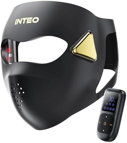 Red Light Therapy for Face，4D Red Light Therapy Mask with 4 Color Light Modes...