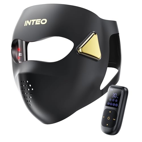Red Light Therapy for Face，4D Red Light Therapy Mask with 4 Color Light Modes...