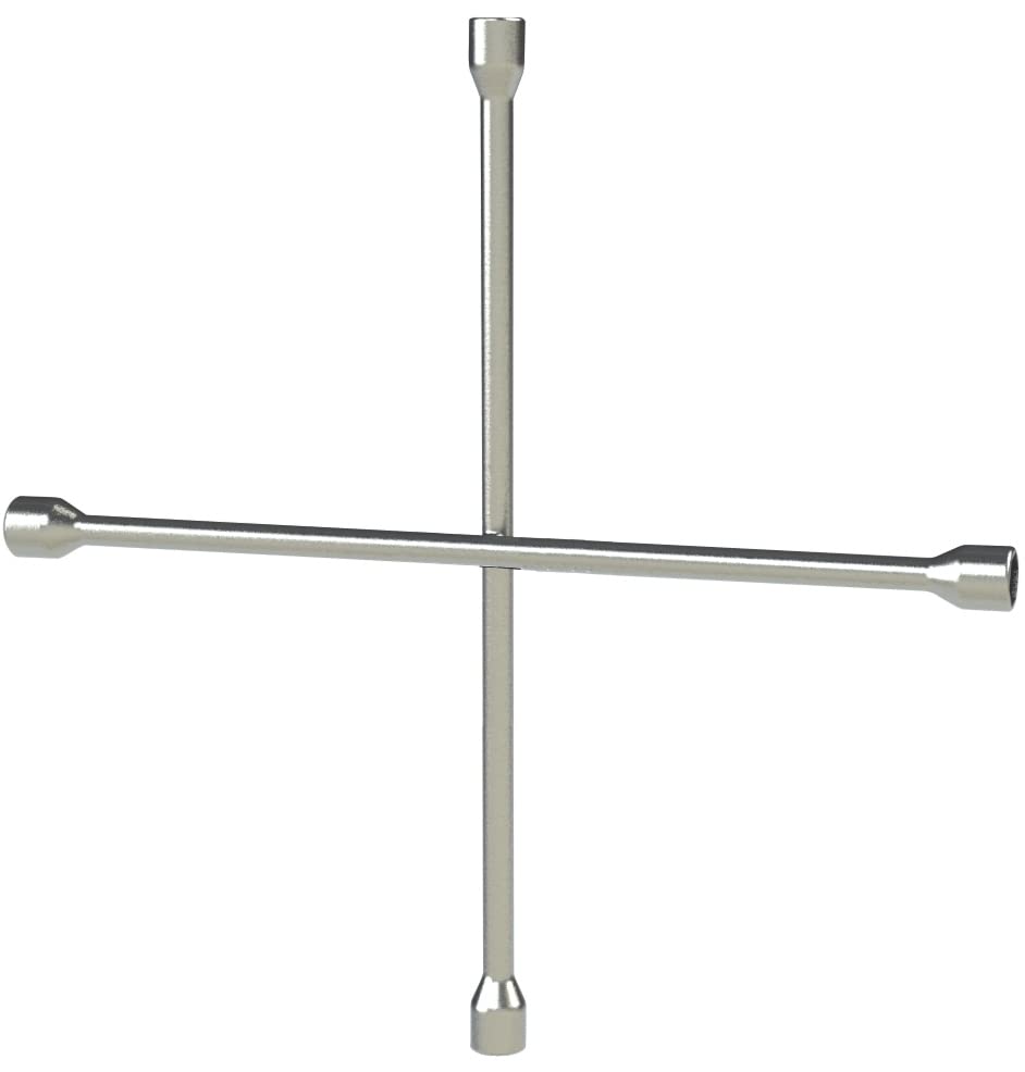 Excalibur Wheel Accessories Lug Wrench 20 Cross 17Mm, 3/4, 13/16, 7/8 W/Bag