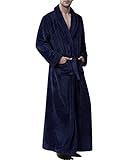 Le peignoir est assez long pour vous garder au chaud et à l'abri du vent. Deux poches profondes sont très pratiques pour stocker facilement les téléphones cellulaires, les écouteurs, les télécommandes, les collations, les serviettes en papier ou d'autres nécessités quotidiennes.