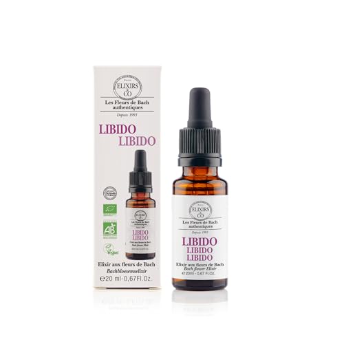 Elixirs & Co - Libido Bio Prêt à l'Emploi, Composé Unique aux Fleurs de Bach 20ml - Vie Intime Adulte Sérénité, Calme - Compte Gouttes Fleur De Bach 100%...