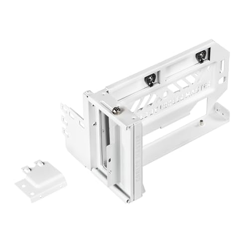 Image of Cooler Master Vertical GPU Card Holder Gen5 with PCIe 5.0 x16 Riser Cable, Adjustable Graphics Card Holder for E-ATX, ATX & Micro-ATX Cases, Supports Triple-Slot GPUs, White