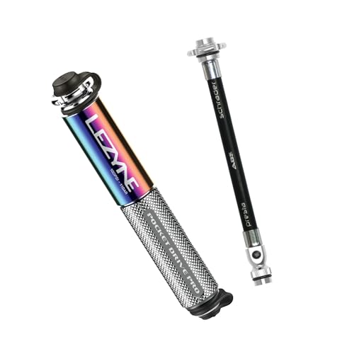 LEZYNE Pocket Drive Pro Bicycle Hand Pump, Air Pump, Presta Style, 5.5 inches (14 cm), Neo Metallic Silver, Authentic Japanese Product