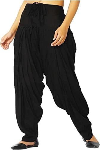 abrav Woman's Plain Cotton Patiala Salwar (Free Size) Patiala || Patiyala || Patiala Pants || Cotton Patiala ||-picture-15