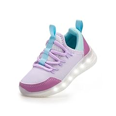 Light Purple Blue Ligth Up Sneakers